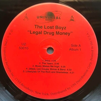 Lost Boyz / Legal Drug Money 1996 US Original 2LP Vinyl Universal
