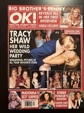 Ok! UK Magazine Tabloid Madonna 2001 Drowned World Tour ￼
