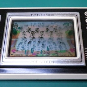 Nintendo Game & Watch Turtle Bridge TL-28 Wide Screen Tested Faded LCD Japan