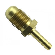 5/8 UNF Female Nut and Nipple suit 5mm Hose Lincoln 180C Miller Maxstar, CIGweld