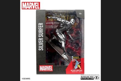Marvel 1/6 Silver Surfer Figure #014 Scene Pose Jack Kirby Fantastic Four #72