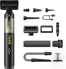 Fanttik Slim V10 APEX Cordless Car Vacuum, 4-in-1 Portable Mini Black