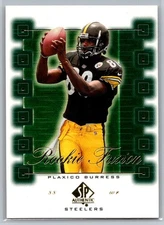 💎2000 SP Authentic Football Rookie Fusion #RF1 Plaxico Burress - Steelers💎