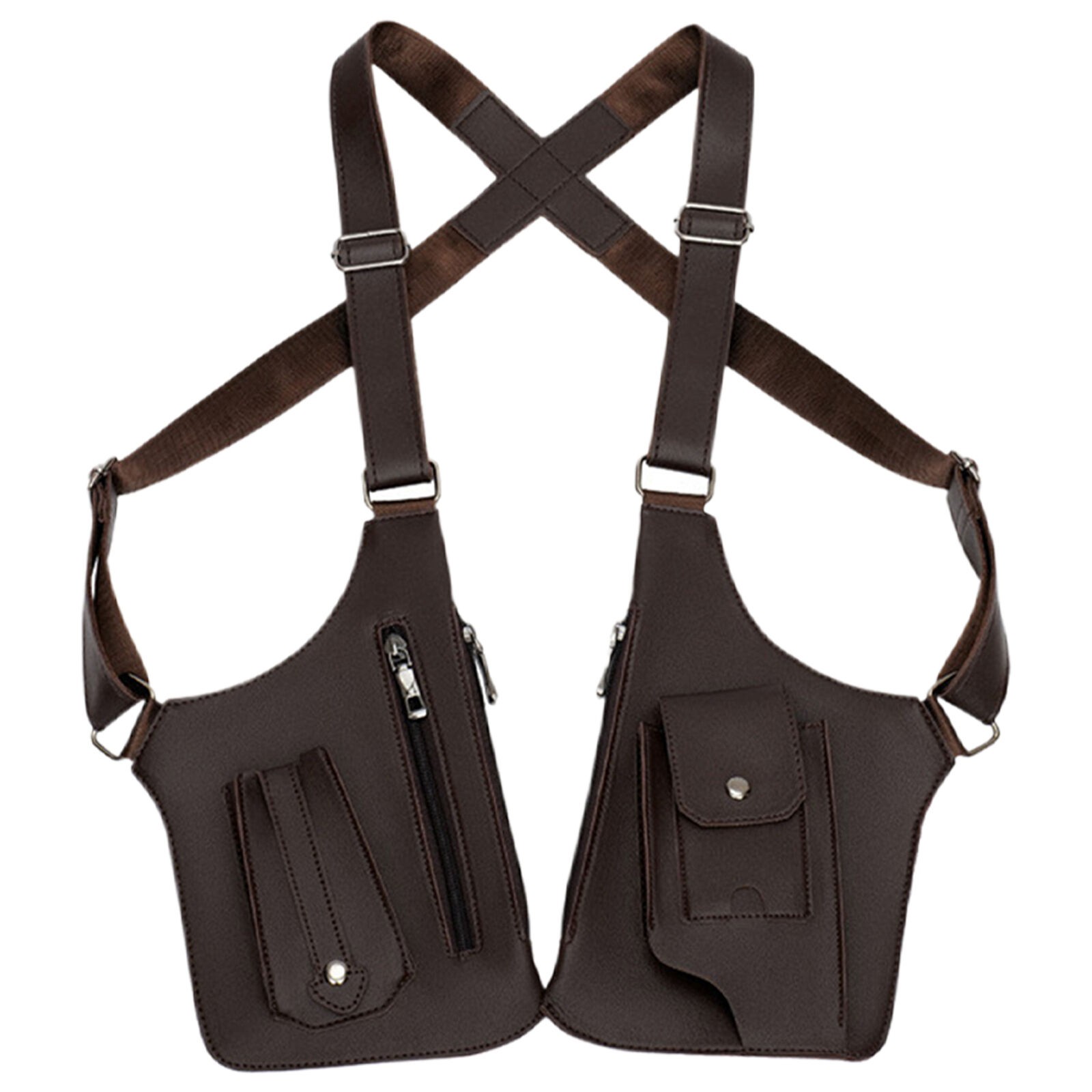 Adjustable Anti-Theft Underarm Shoulder Bag PU Leather Walle