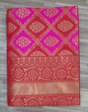 NEW SAREE BLOUSE INDIAN BOLLYWOOD SARI PAKISTANI WEDDING DESIGNER PARTY WEAR