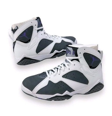 Nike Air Jordan 7 Retro VII Flint Grey Purple Size 11  CU9307-100 New Og Box