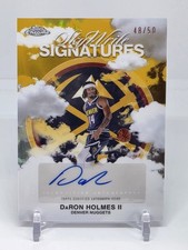 2025-26 Topps Chrome - Sky-Write Signatures DaRon Holmes #SWS-DH Gold Refractor