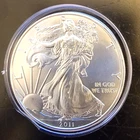 2011 American Eagle Ungraded Walking Liberty Bullion-0.999 Silver 1 Oz Coin 4L