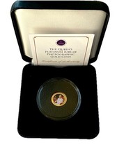1952-2022 PLATINUM JUBILEE GOLD PROOF TWENTY FIVE PENCE