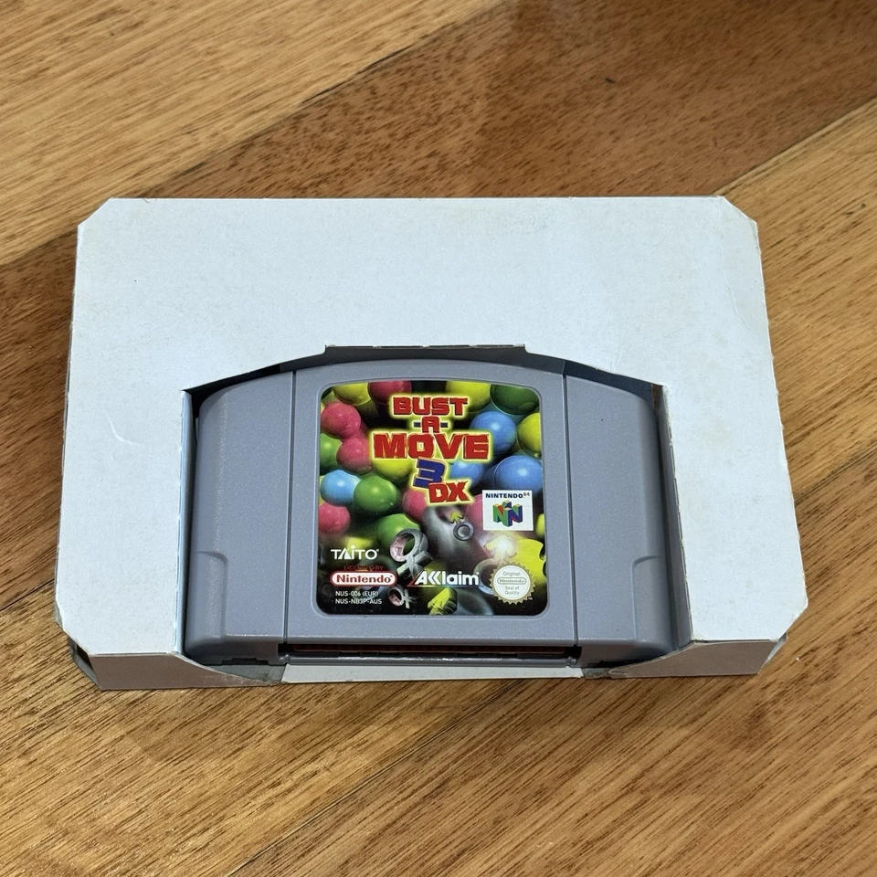 Bust-A-Move 3 DX Nintendo 64 N64 Game Complete Boxed Manual Insert - Image 2 of 4