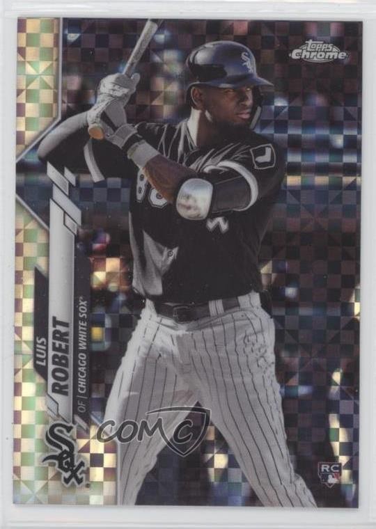 2020 Topps Chrome X-Fractor Luis Robert #60 Rookie RC 0ls