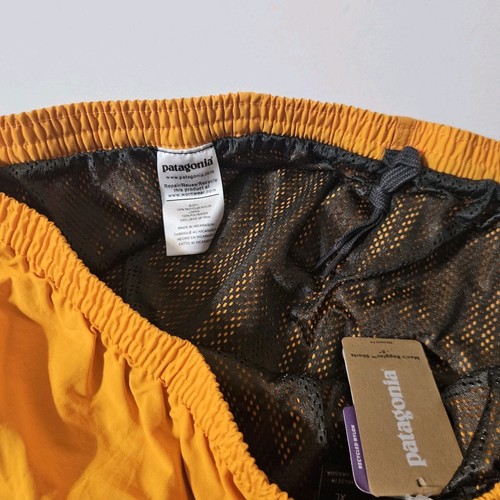NEW Patagonia Baggies 5" Shorts Mens Size XL Orange Lined Drawstring Pockets - Picture 9 of 9
