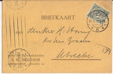 AMERSFOORT 1911 W. MELCHIOR Boek- en Kunstdrukkerij