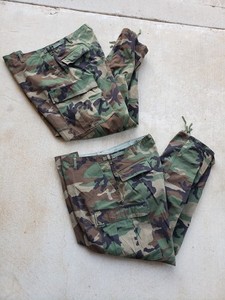 US GI BDU Combat Trousers--X-Large Long--1994 Date--2 Pairs