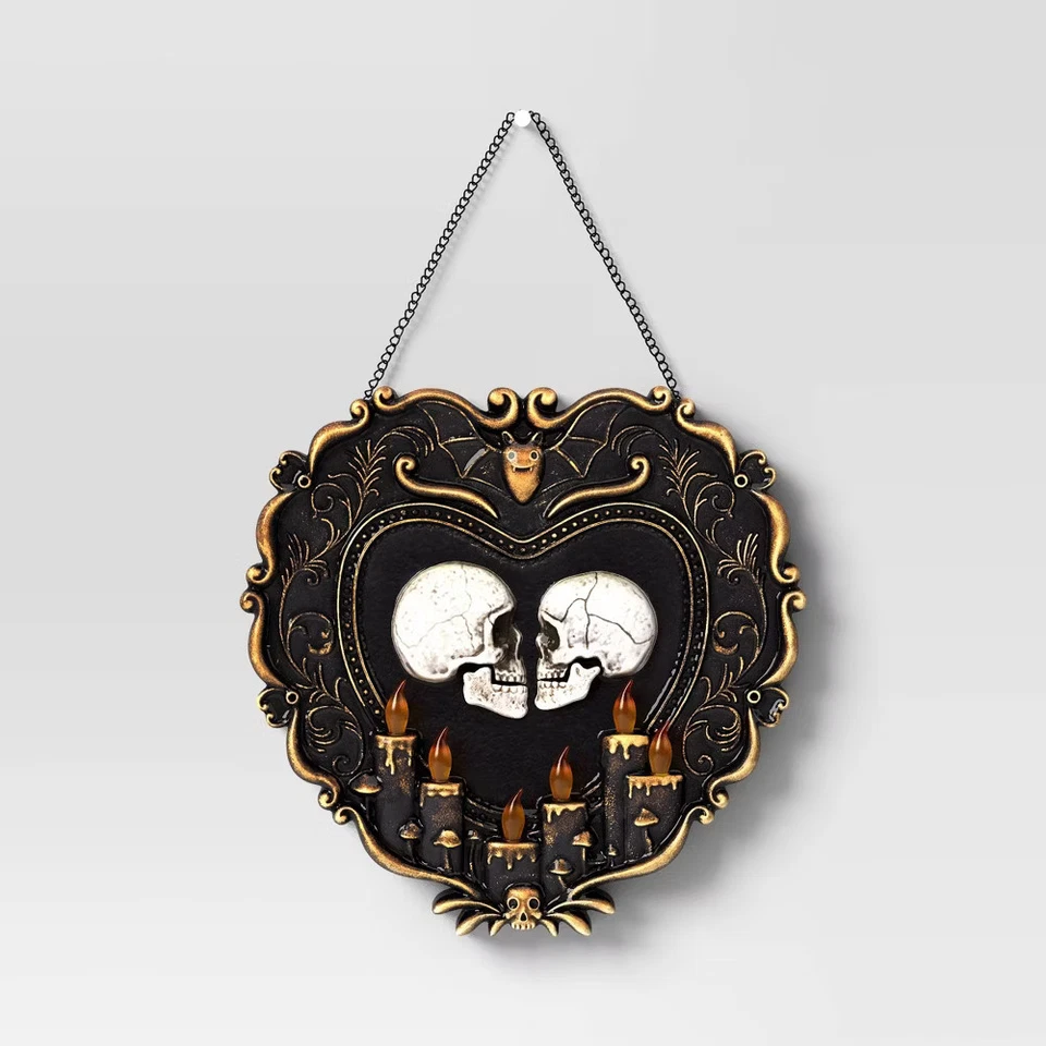 19" Talking Skulls Frame Halloween Decorative Prop Black - Hyde and EEK! - Image 3 of 4