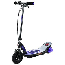 Razor Power E100 Electric Scooter w/Aluminum Deck  Hand Brake, Purple Open Box 
