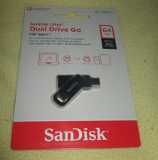 SanDisk 64GB Ultra Dual Drive Go USB Type-C Flash Drive SDDDC3 New