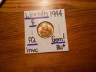 1944D Lincoln Cent Gem BU+ BEAUTY!!! PQ!!!! COOL!!!!!