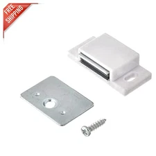 Professional Grade 15lb White Zinc Magnetic Catch - 30 Retail Units Included