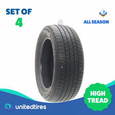 Set Of 4 Used 25555r18 Bridgestone Turanza El450 Enliten 105v - 832