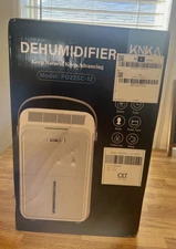 KNKA 2500 Sq.Ft Dehumidifiers for Home with Drain Hose Max 34 Pints, Dehumidi...