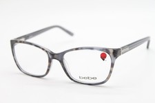 NEW BEBE BB5126 001 JET TAKE A CHANCE GREY AUTHENTIC EYEGLASSES 53-17