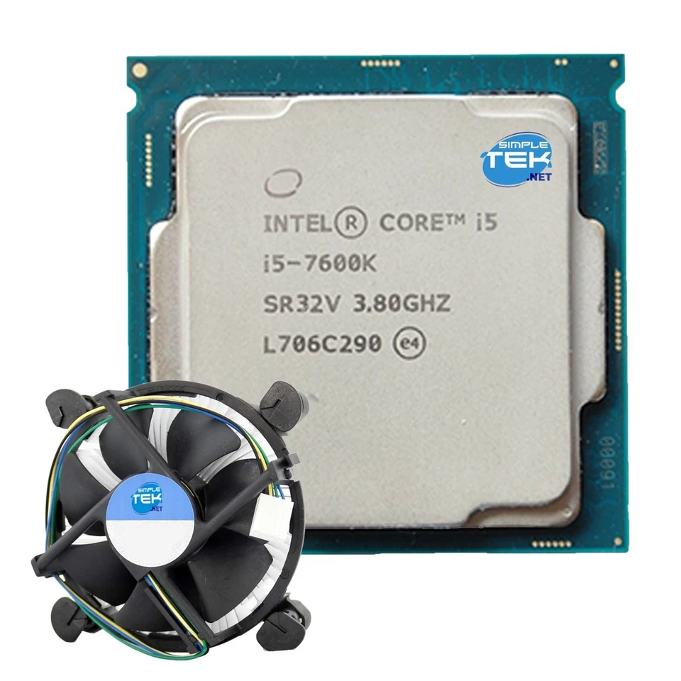 Intel Core i5-7600K SR32V 3.8GHZ Max 4,20HGHZ LGA1151 V1 CPU 4C/4T Processors - Image 3 of 4