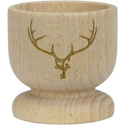 Eierbecher ''Hirsch Wortkunst'' aus Holz (EC00029833)