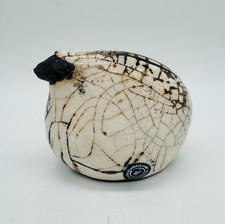 Michael Kennedy Ceramics Ireland Raku Pottery Sheep Figurine Sculpture