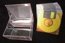 Lot of 8 - 3.5" Memorex Translucent Colors Formatted HD 1.44MB FLOPPY DISKS 2SHD