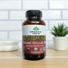 Organic Psyllium Fiber, 180 Veg Caps (0.52 g per Capsule)