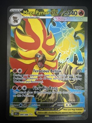 Mega Pyroar ex 099/086 Me04: Chaos Rising Holo