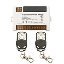DieseRC 4 Channels Wireless Relay Remote Control Switch 433Mhz RF DC 5V 12V 2...