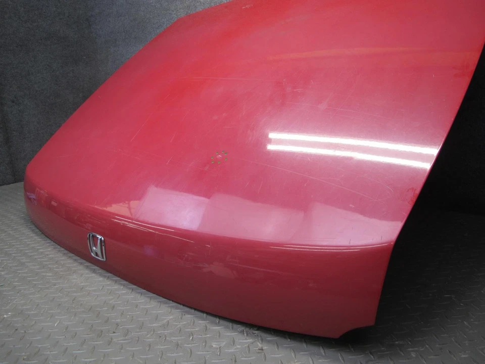 93-97 HONDA DEL SOL EH6 REAR TRUNK LID SHELL PANEL COVER MILANO RED OEM Foto 3 de 4