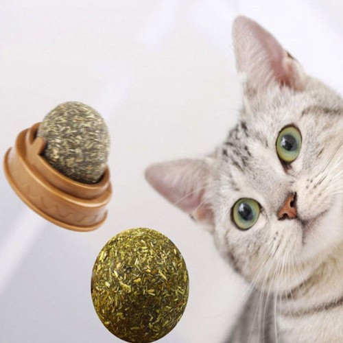 Moistureproof Rotatable Cat Toys Cat Mint Interactive Catnip Balls Rotatable - Picture 5 of 12