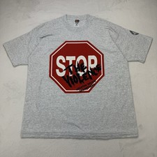 VTG 90s Single Stitch Stop The Violence Houston Police T Shirt USA Made XL *NOS*