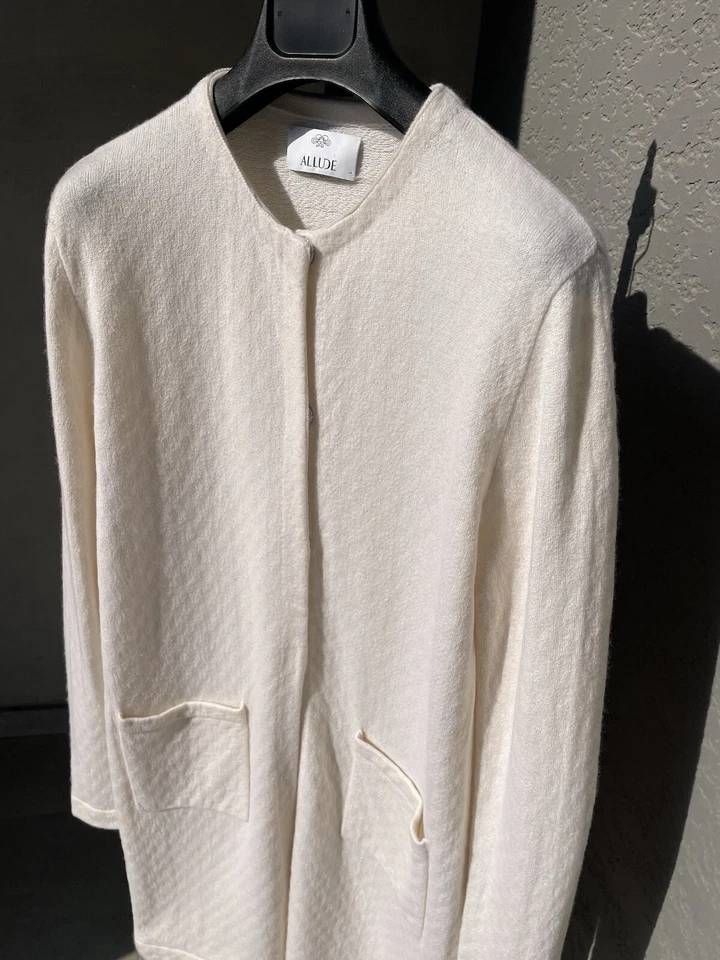 Allude кашемир и Virgin шерсти кардиган свитер, длинный, большой - Изображение 4 из 4