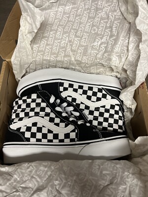 Size 3 - VANS Filmore High Checkerboard - Black White