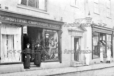 nuu-30 Co-op & Masonic Lodge, Long Street, Atherstone, Warwickshire 1907. Photo