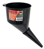 Trichter Benzintrichter EinfüLltrichter Kunststoff Sieb Schwarz Stabil Hero
