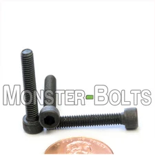 #6-40 Socket Head Cap Screws, Alloy Steel w/ Black Oxide, US SAE Fine Thread