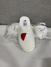 Women  s Champion The Sleepover Slippers White Size 9