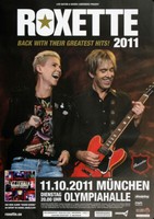 Roxette - Greatest Hits , MüNchen 2011 | Konzertplakat | Poster