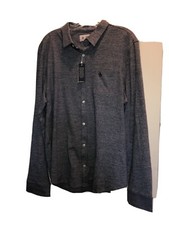 Original Penguin by Munsingwear Men's Blue Wing Teal Button Down Shirt Size XL
