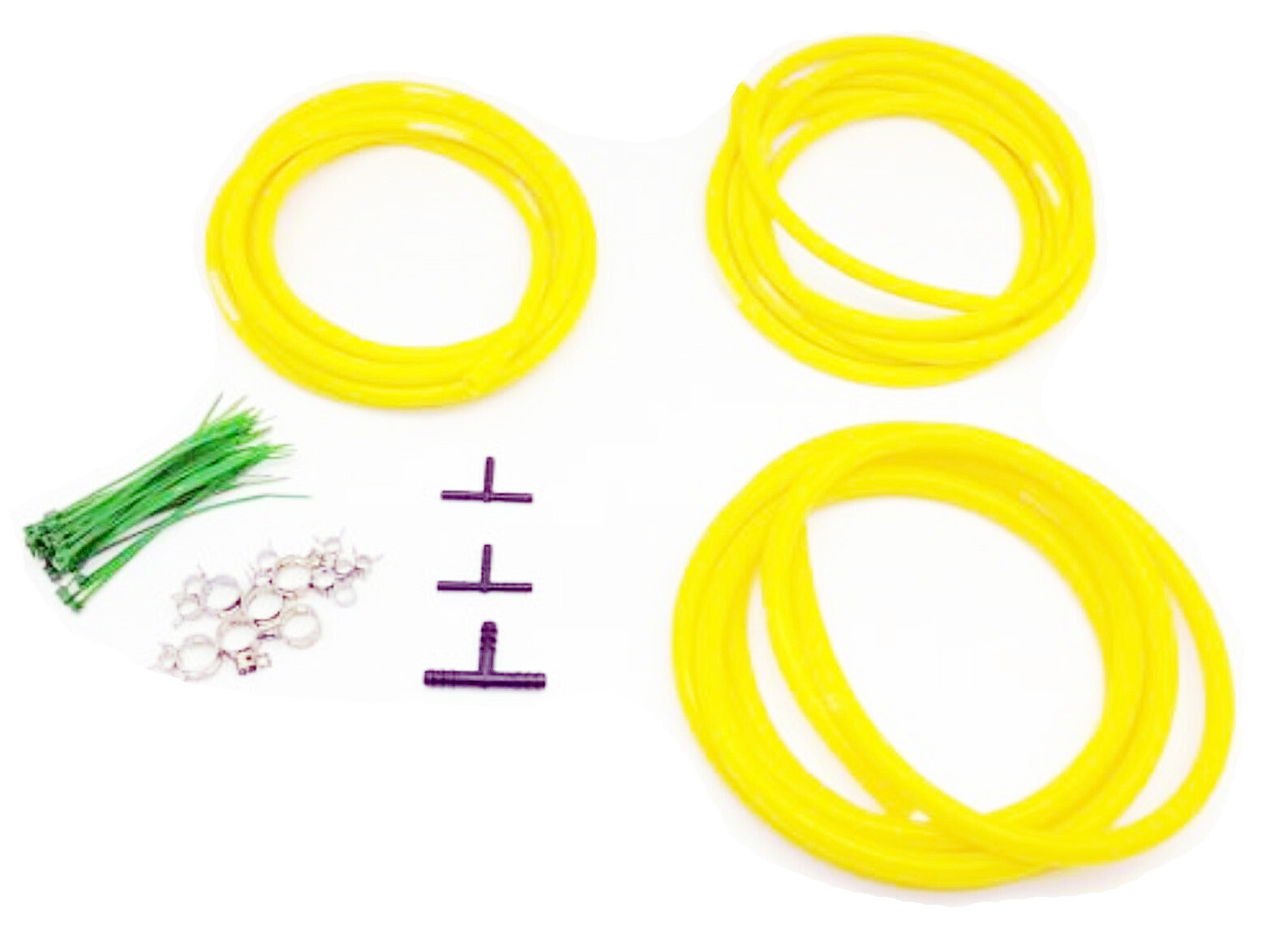 AUTOBAHN88 Engine Silicone Vacuum Hose Dress Up Kit YELLOW Fit JEEP