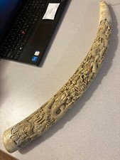 hand carved elephant piece 