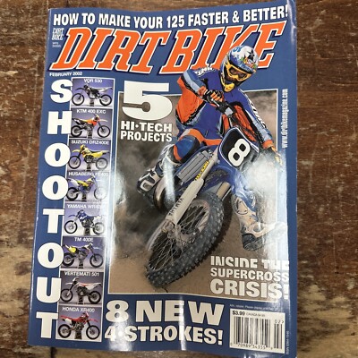 DIRT BIKE February 2002 How To Make Your 125 Faster and Better
