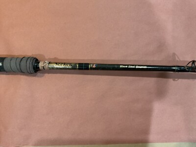 Seeker Black Steel Graphite Rod - G670-7' | eBay
