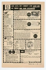 CQ Ham Radio Magazine Ad "WORLD RADIO HAM EXCLUSIVES" TECH-CEIVER 6A (1/65)
