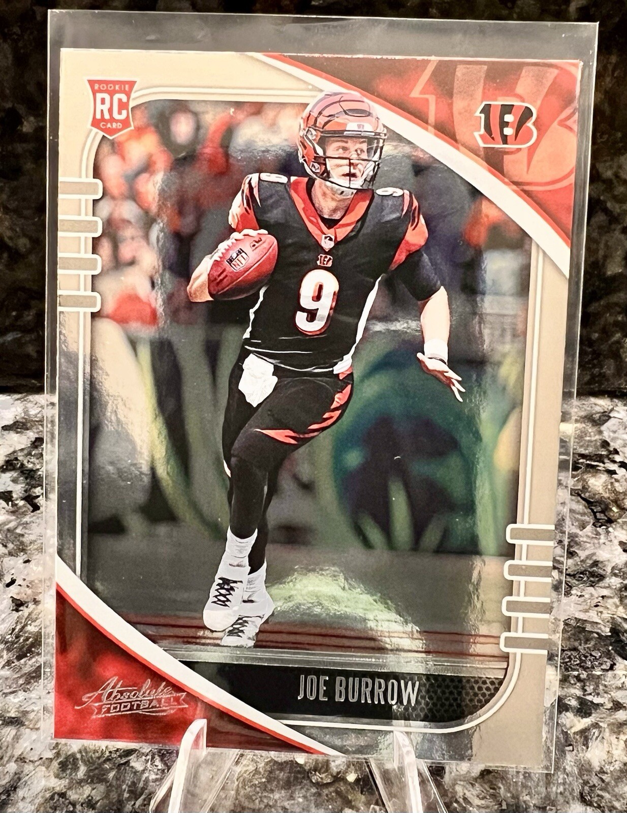 Joe Burrow RC 2020 Panini Absolute Football Rookie #158  Bengals